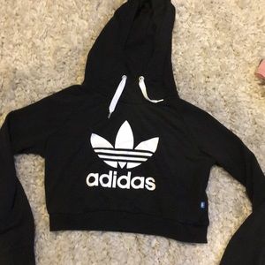 Cropped Adidas Hoodie